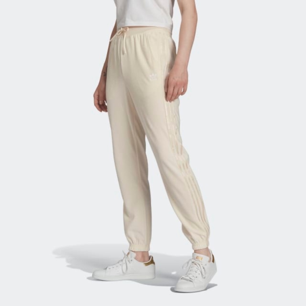 New ADIDAS Cotton Velvet 3 strips sweatpants Slim, tapered fit 1225